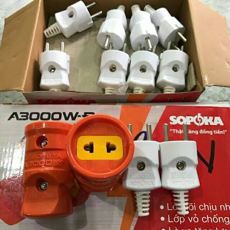 Phích cắm chịu tải 3000W SOPOKA